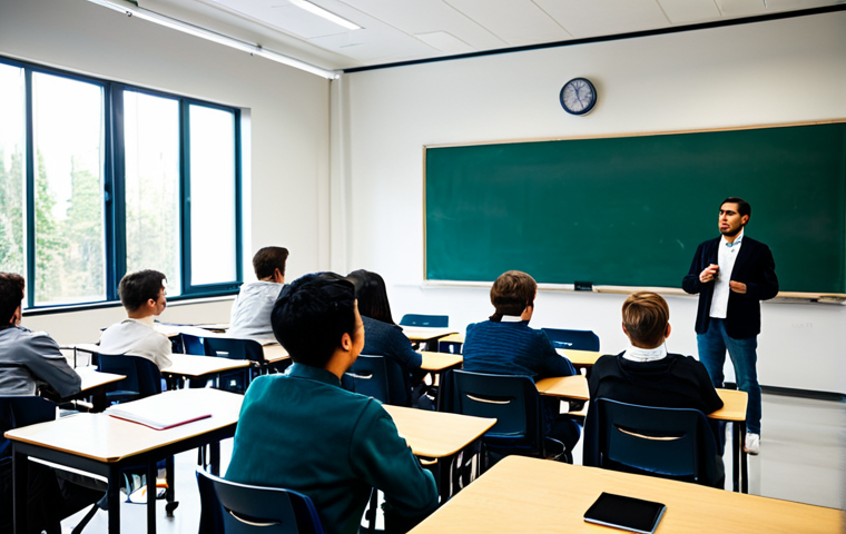 전자기술사와 산업별 기술 활용 경험 - **Prompt:** A diverse team of electronics engineers collaborating on a circuit board design in a mod...