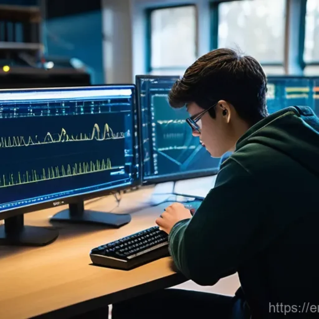 전자기술사 실기시험 시뮬레이션 준비 - **Prompt:** A young, focused electrical engineering student, wearing a casual but neat outfit like a...