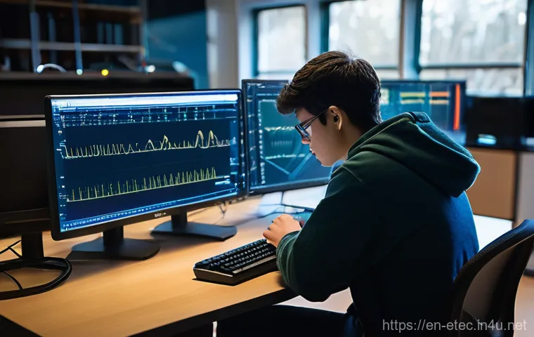 전자기술사 실기시험 시뮬레이션 준비 - **Prompt:** A young, focused electrical engineering student, wearing a casual but neat outfit like a...